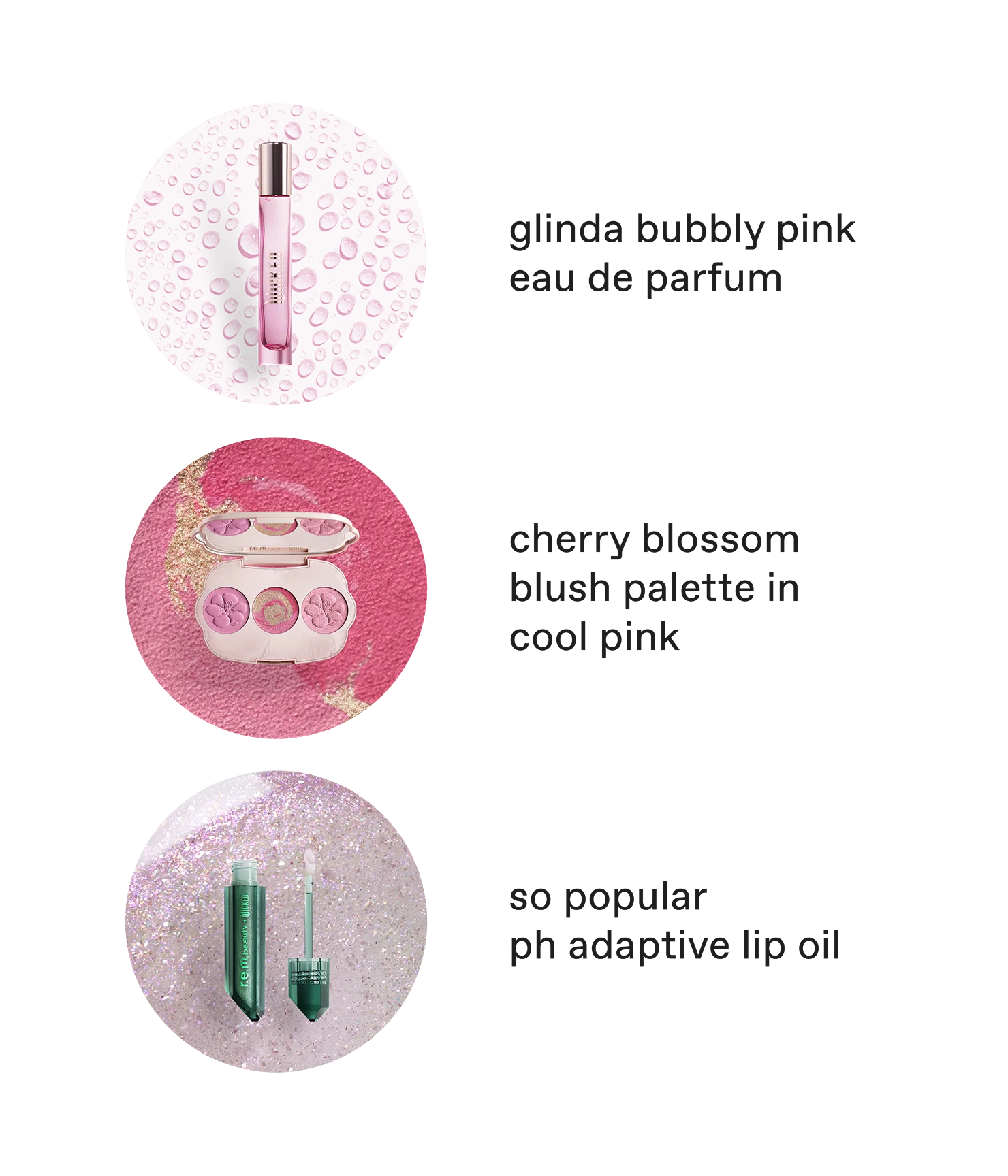 r.e.m. beauty x Wicked: For Good you've been glinda-fied! fragrance & makeup set