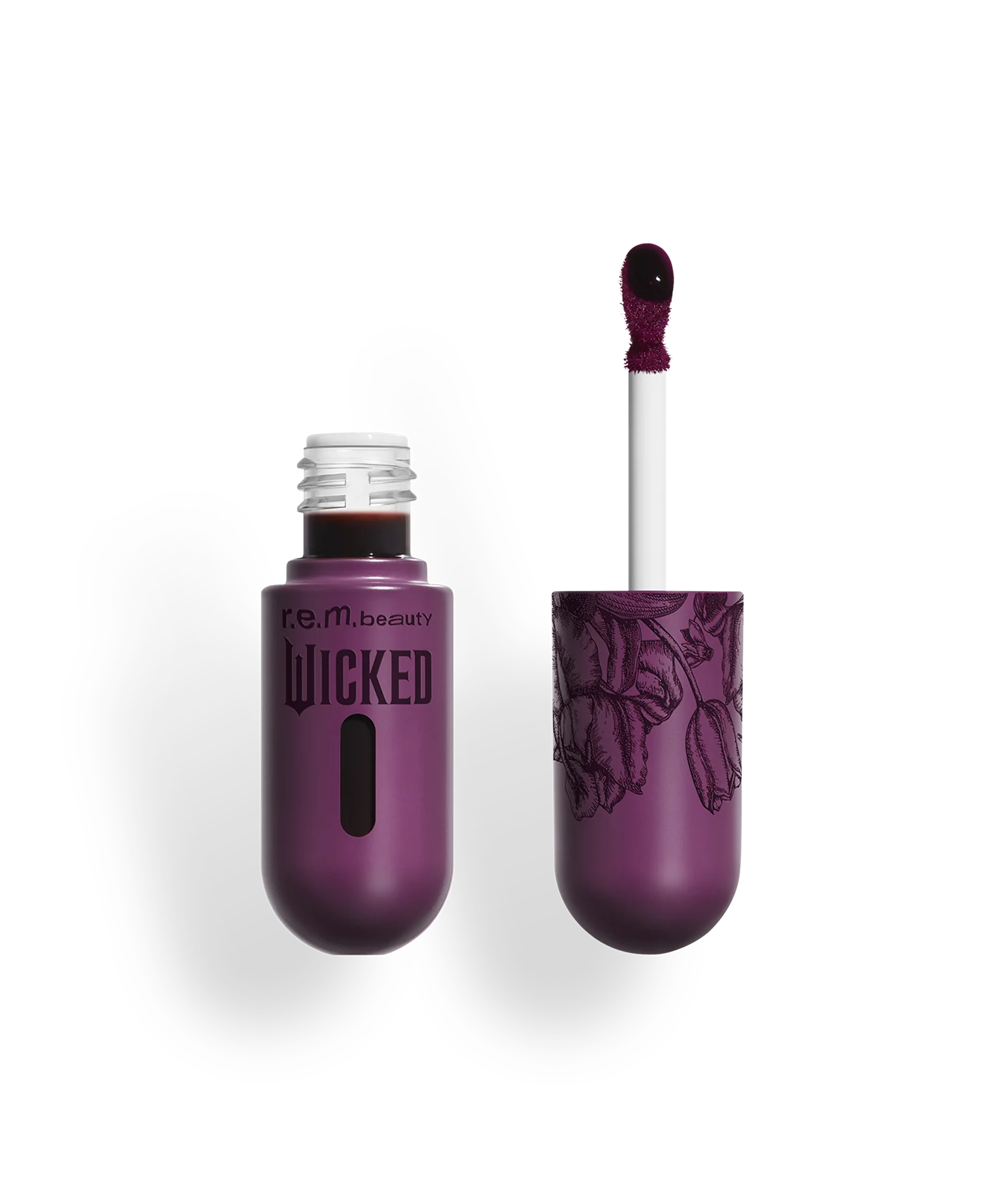 r.e.m. beauty x Wicked: For Good tulip field lip stain