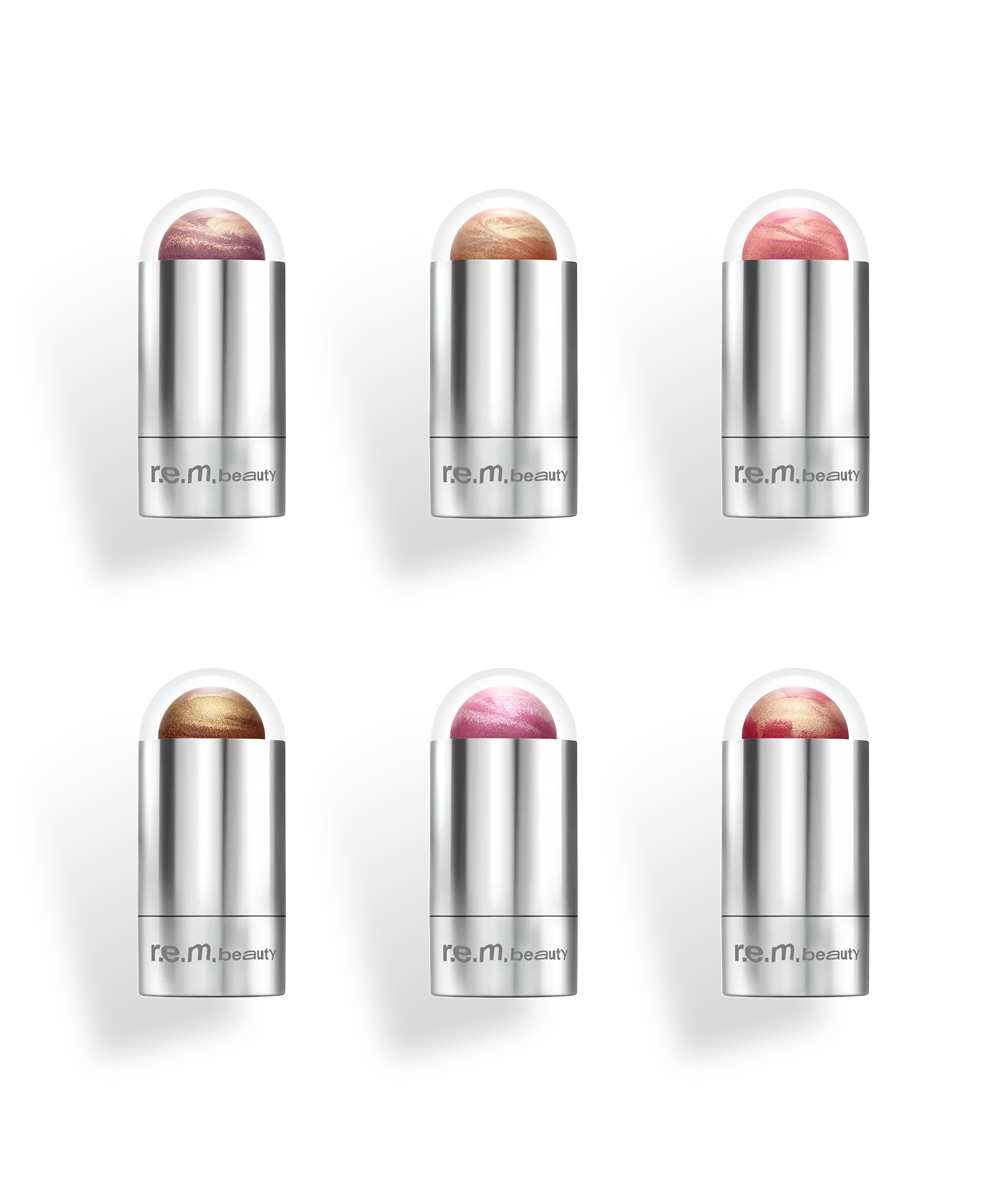 all 6 new mélange à trois blush & highlight sticks