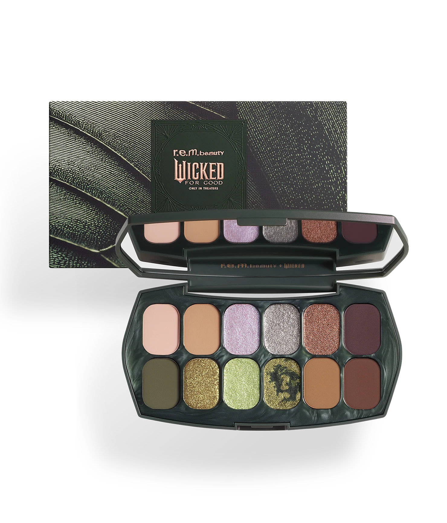 r.e.m. beauty x Wicked: For Good Ozian Forest Eyeshadow Palette